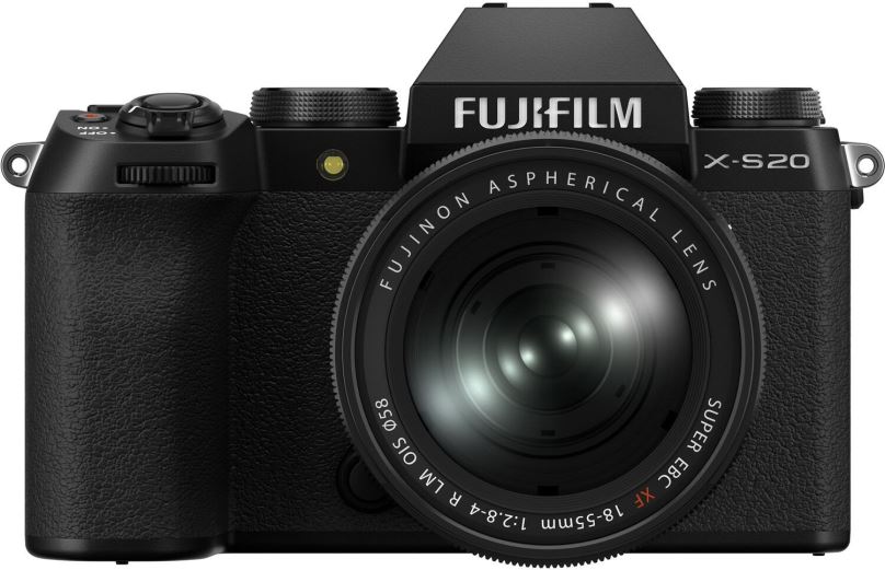 Digitální fotoaparát FujiFilm X-S20 + Fujinon XF 18-55 mm f/2,8-4,0 R LM OIS černý
