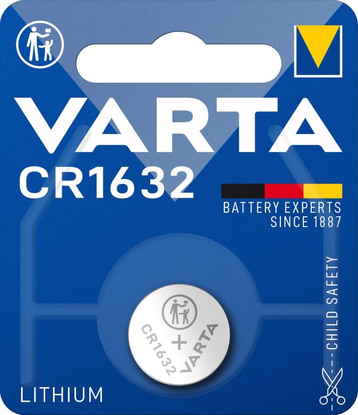 Knoflíková baterie VARTA speciální lithiová baterie CR1632 1ks