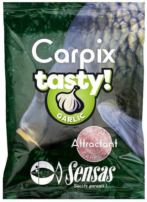 Sensas Posilovač Powder Carp Tasty Garlic (česnek) 300g