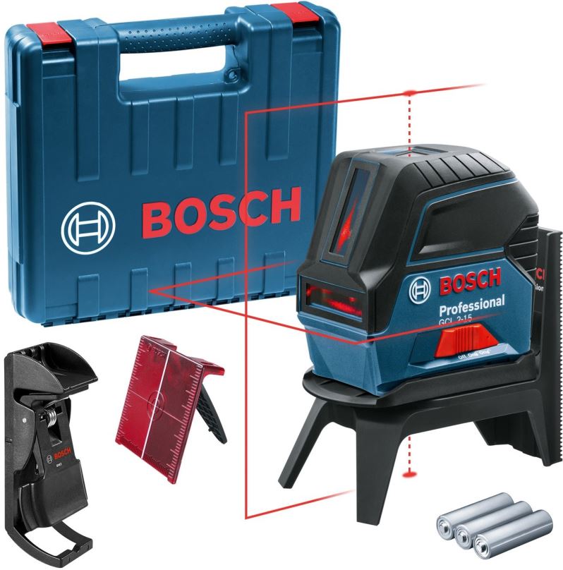 Rotační laser BOSCH Professional GCL 2-15 + RM1 + kufr 0.601.066.E02
