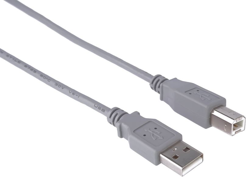 Datový kabel PremiumCord USB 2.0 propojovací A-B, 0.5m, černý