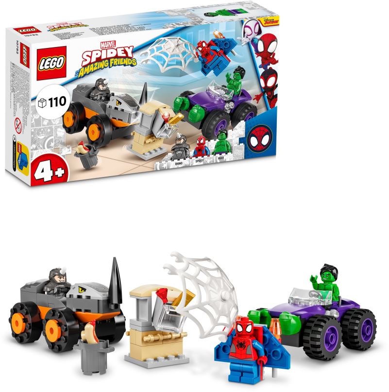 LEGO stavebnice LEGO® Marvel  10782  Hulk vs. Rhino – souboj džípů