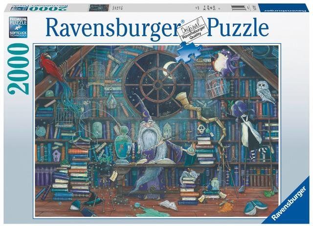 Puzzle Ravensburger puzzle 171125 Čaroděj Merlin 2000 dílků