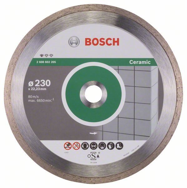 Diamantový kotouč BOSCH Standard for Ceramic 230x22.23x1.6x7mm 2.608.602.205