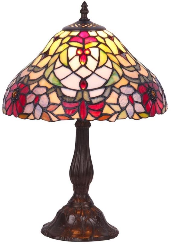 Stolní lampa Rabalux - Tiffany vitrážová stolní lampa 1xE27/60W/230V