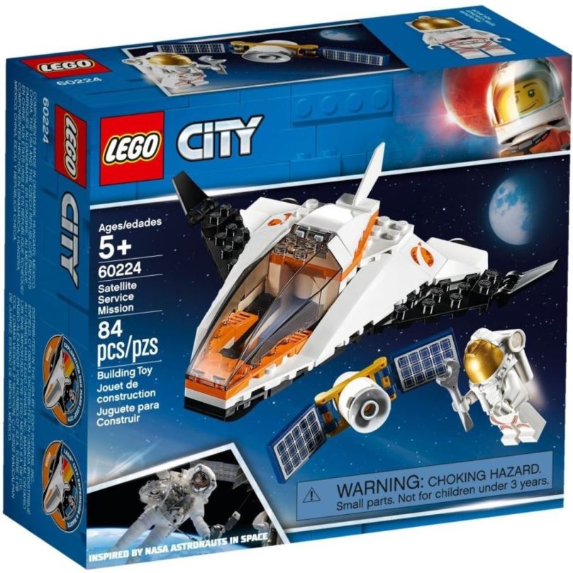 LEGO stavebnice LEGO City Space Port 60224 Údržba vesmírné družice