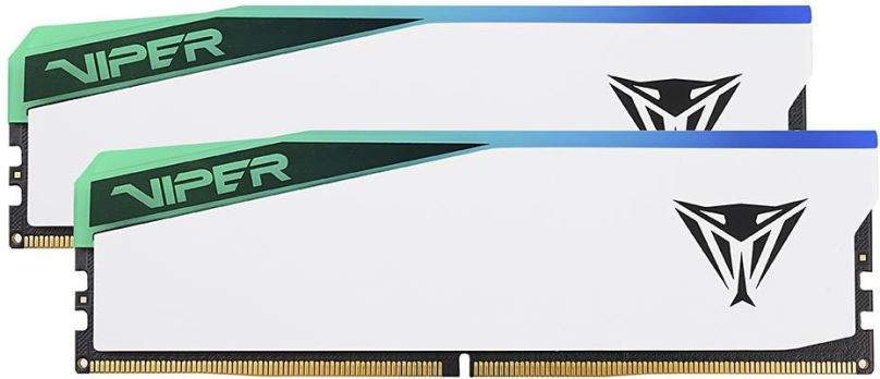 Operační paměť Patriot Viper Elite 5 32GB KIT DDR5 6200MHz CL42 White RGB