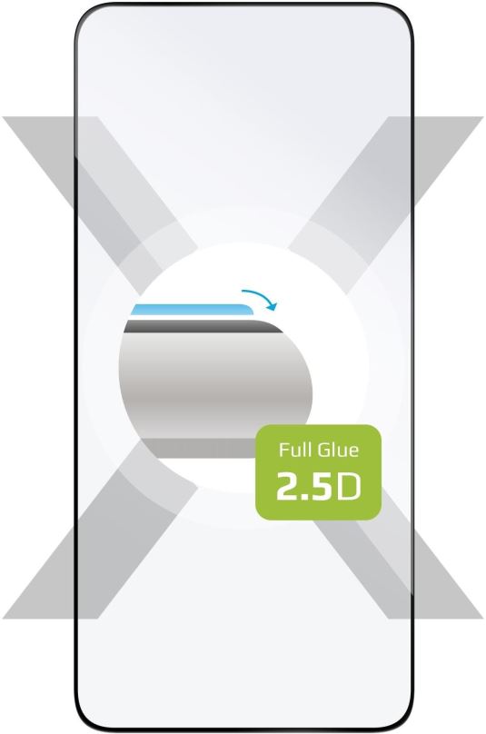 Ochranné sklo FIXED FullGlue-Cover pro Samsung Galaxy S22 5G/S23 s podporou čtečky v displeji černé