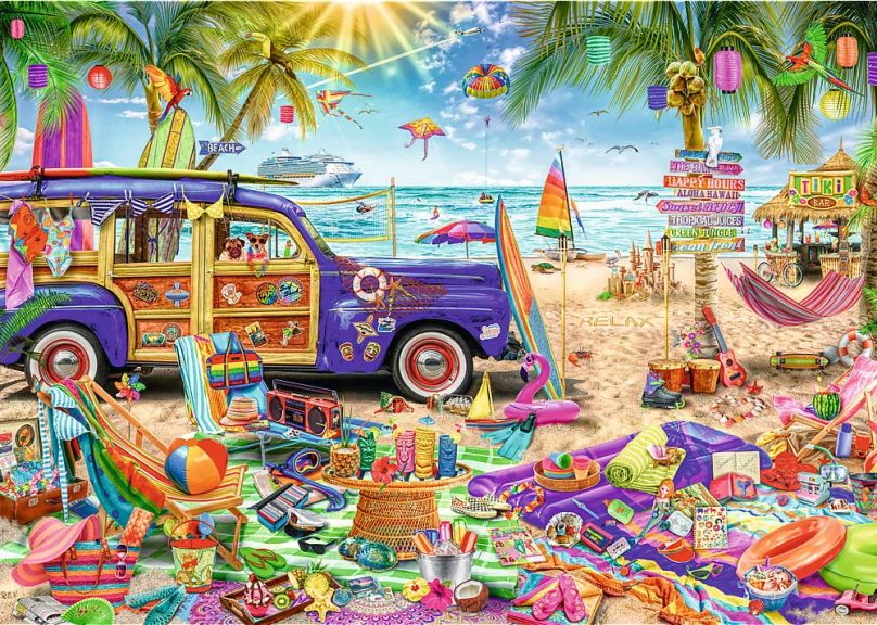Puzzle Trefl Puzzle Tropická dovolená 2000 dílků