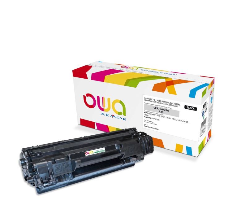 OWA Armor toner kompatibilní s HP LJ P1566, 1601, CE278A, 2100st, černá/black