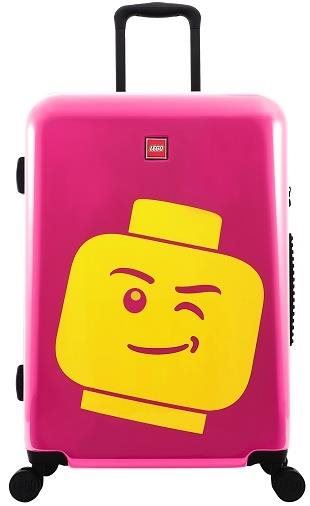 Cestovní kufr LEGO Luggage ColourBox Minifigure Head 24" - Berry