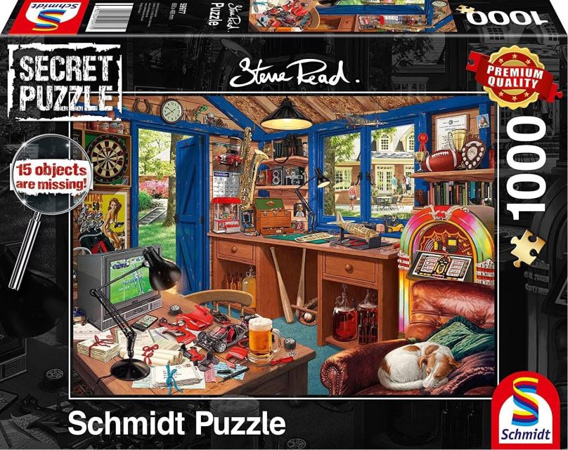 SCHMIDT Secret puzzle Tátova dílna 1000 dílků