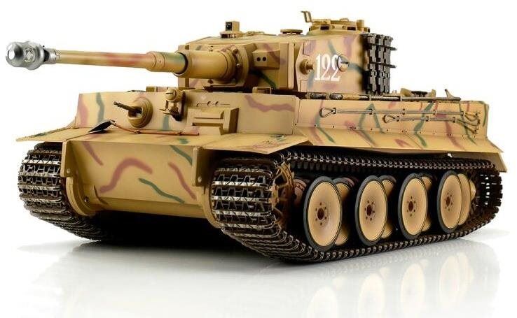 RC tank Torro Tiger I. WSN 2,4 GHz pískový1:16