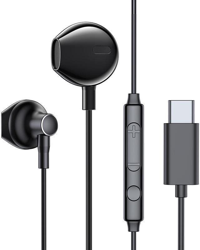 Sluchátka Joyroom JR-EC03 sluchátka do uší USB-C, černé