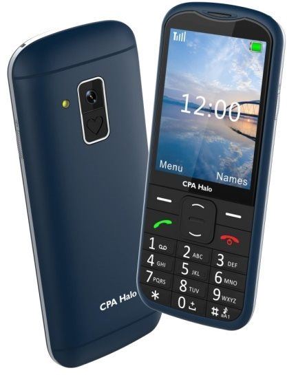 Mobilní telefon CPA Halo 18 Senior modrý
