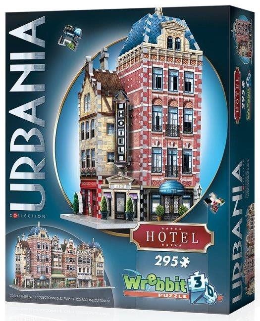 3D puzzle Wrebbit 3D puzzle Urbania: Hotel 295 dílků