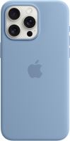 Kryt na mobil Apple iPhone 15 Pro Max Silikonový kryt s MagSafe ledově modrý