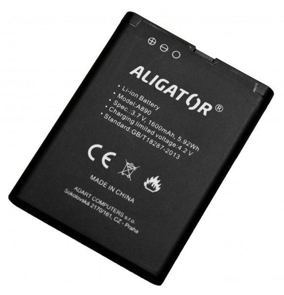 Baterie pro mobilní telefon ALIGATOR A890 / A900, Li-Ion