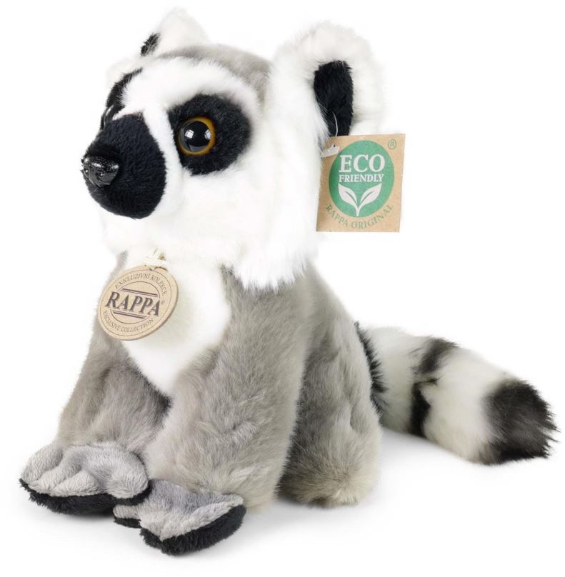 Plyšák RAPPA Plyšový lemur sedící 18 cm, Eco-Friendly