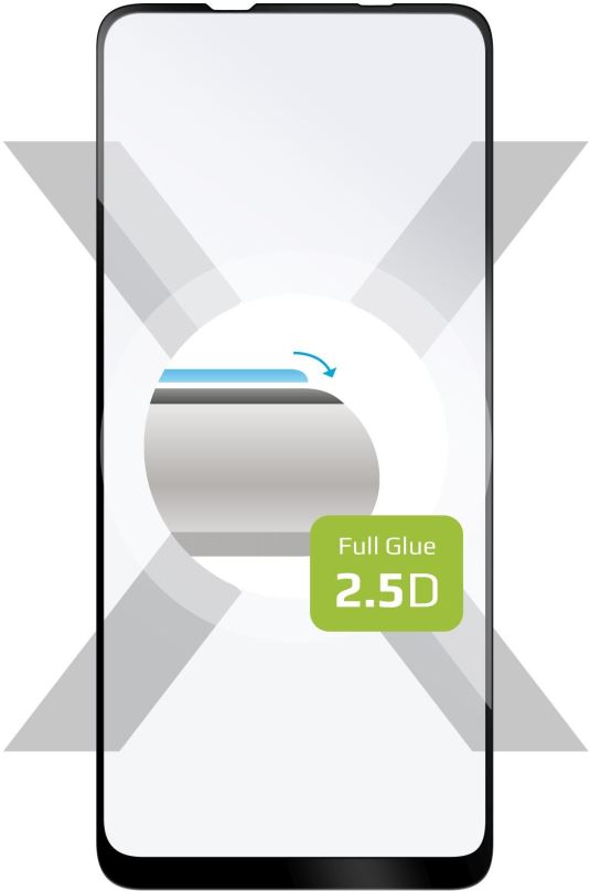 Ochranné sklo FIXED FullGlue-Cover pro Samsung Galaxy A21s černé