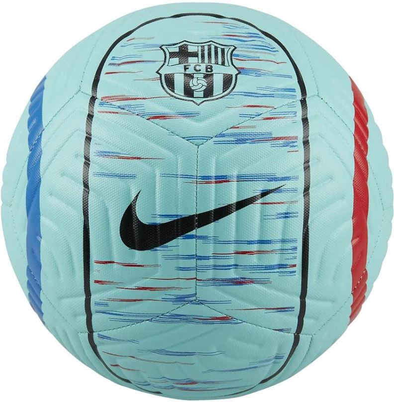 Fotbalový míč Nike Barcelona FC Academy aqua vel. 5