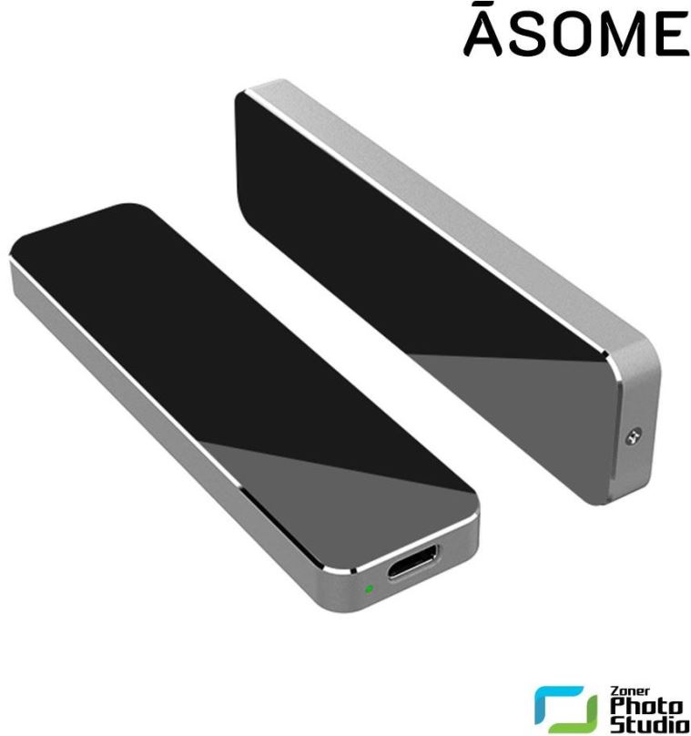 Externí disk ASOME Elite Portable 1TB - šedá