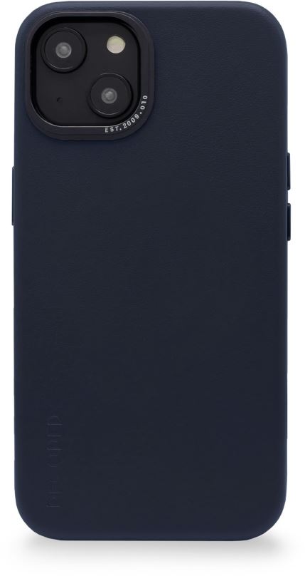 Kryt na mobil Decoded Leather Backcover Navy iPhone 14 Plus