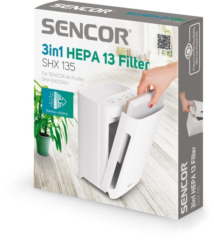 Filtr do čističky vzduchu SENCOR SHX 135 HEPA 13 filtr SHA 6400WH