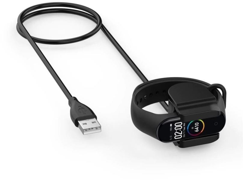 Napájecí kabel Tactical USB Nabíjecí Kabel Clip pro Xiaomi Mi Band 4