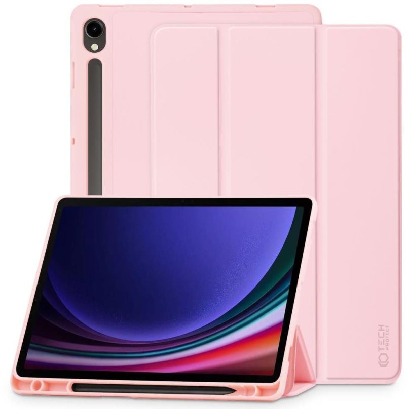 Pouzdro na tablet Tech-Protect SC Pen pouzdro na Samsung Galaxy Tab S9 FE 10.9'', růžové