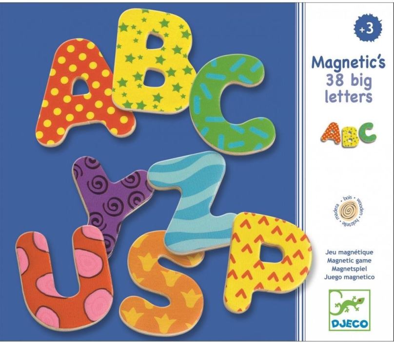 Vzdělávací hračka Magnetická abeceda