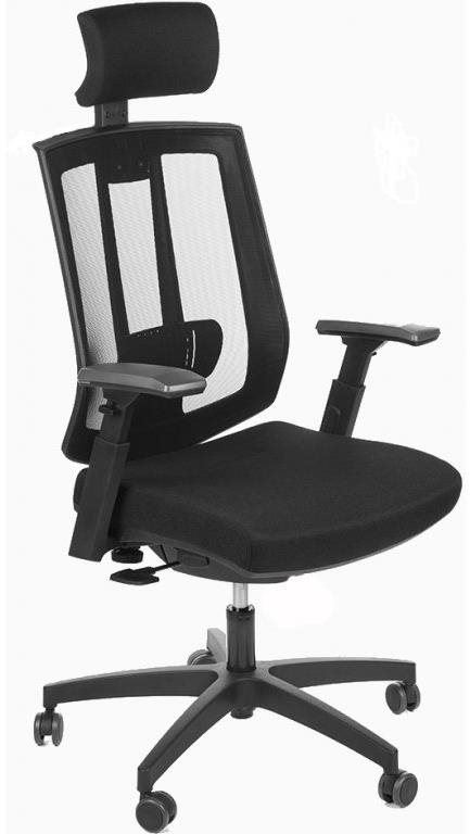 Kancelářská židle KAPA Zlín TAXIS P PL SYN-AUTOREGULACE, černá