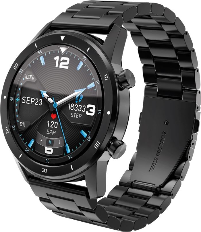 Chytré hodinky Aligator Watch PRO (Y80), černé