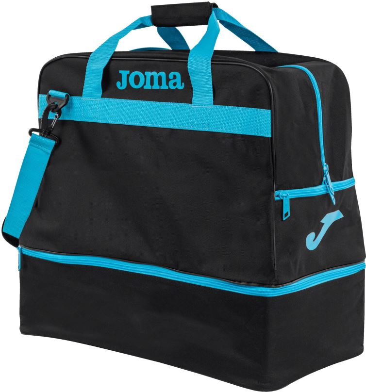 Sportovní taška Joma Trainning III black-fluor turquoise - L