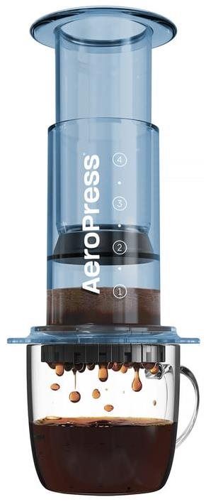 Ruční kávovar Aeropress Clear Blue