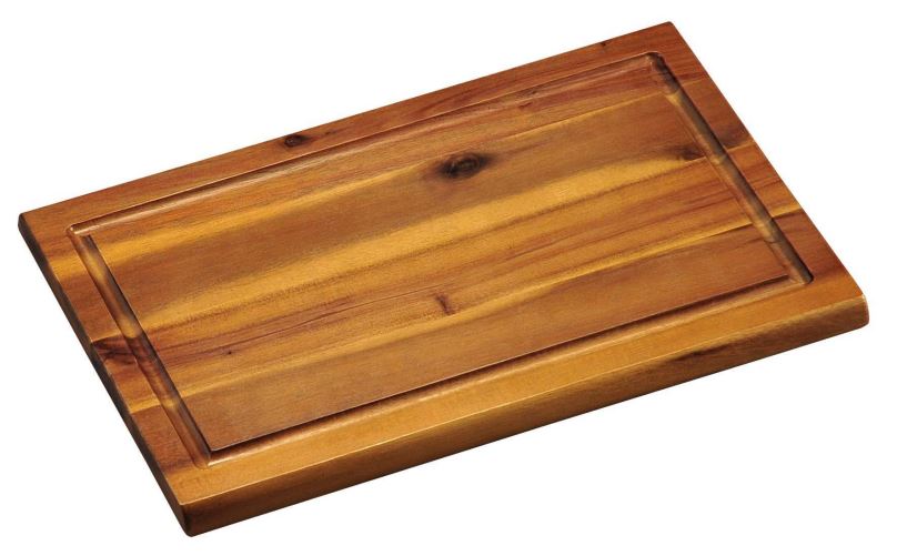 Krájecí deska Kesper Krájecí prkénko s dřážkou akátové dřevo 31x21cm
