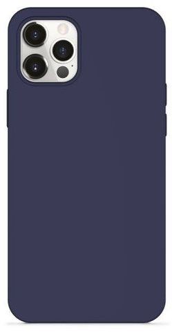 Kryt na mobil Epico Silikonový kryt na iPhone 12 Pro Max s podporou uchycení MagSafe - modrý