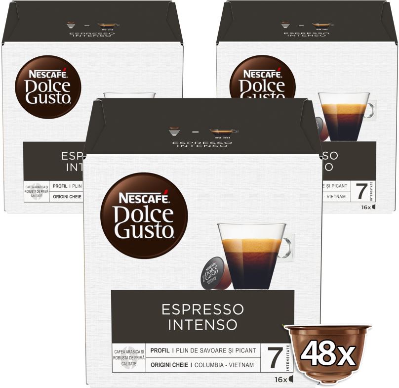 Kávové kapsle NESCAFÉ® Dolce Gusto® Espresso Intenso – 48 kapslí