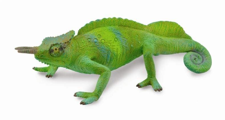 Figurka Collecta chameleon kamerunský hřebenatý