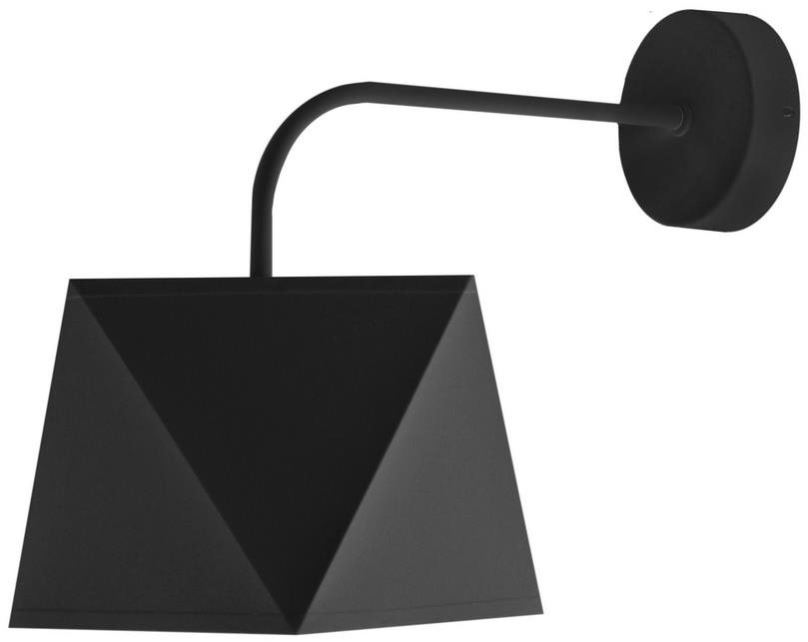Nástěnná lampa Nástěnné svítidlo ADAMANT 1xE27/60W/230V Černá