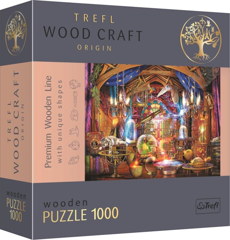 Puzzle Trefl Wood Craft Origin puzzle Kouzelná komnata 1000 dílků