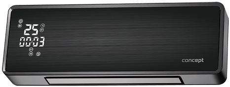 Elektrické topení CONCEPT QH4001 Nástěnné keramické topidlo, 2000 W, černá