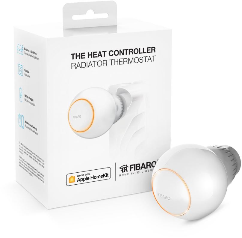 Termostatická hlavice FIBARO Heat Controller Apple HomeKit