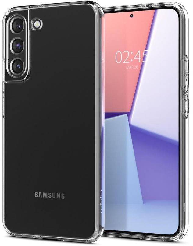 Kryt na mobil Spigen Liquid Crystal Crystal Clear Samsung Galaxy S22+ 5G