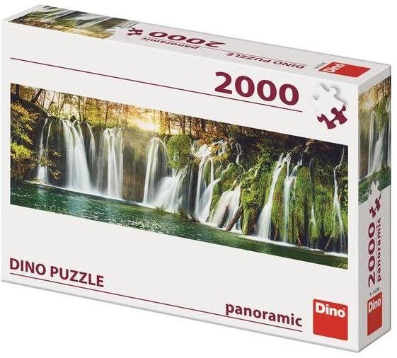Puzzle Dino plitvické  vodopády 2000 panoramic