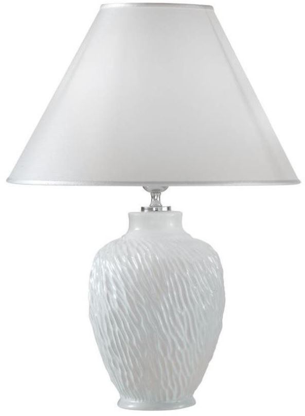 Stolní lampa Kolarz A1340.70 - Stolní lampa CHIARA 1xE27/100W/230V bílá pr. 30 cm