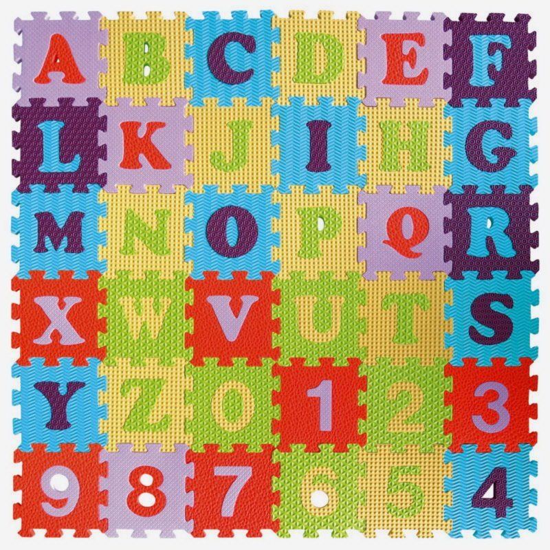 Pěnové puzzle Baby Great Pěnové puzzle Číslice a písmena SX (15x15)