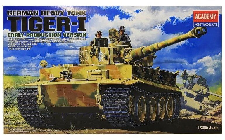 Model tanku Model Kit tank 13239 - GERMAN TIGER-I (EARLY VERSION)