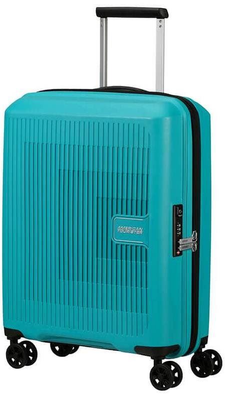 Cestovní kufr American Tourister Aerostep Spinner 55 EXP Turquoise Tonic