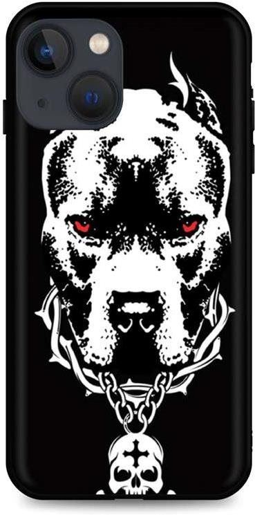 Kryt na mobil TopQ iPhone 13 mini silikon Fighting Dog 65427